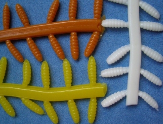 Silikonmaden: Gelb, Weiß, od. Braun